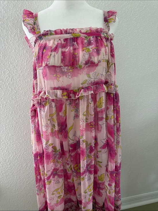 Intimately By Free People Dresses & Skirts - Pink Floral Ruffle Sundress